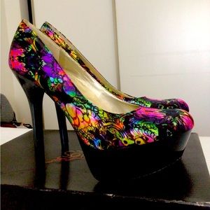 Multi color Stiletto Pumps 👠 by Carlos Santana